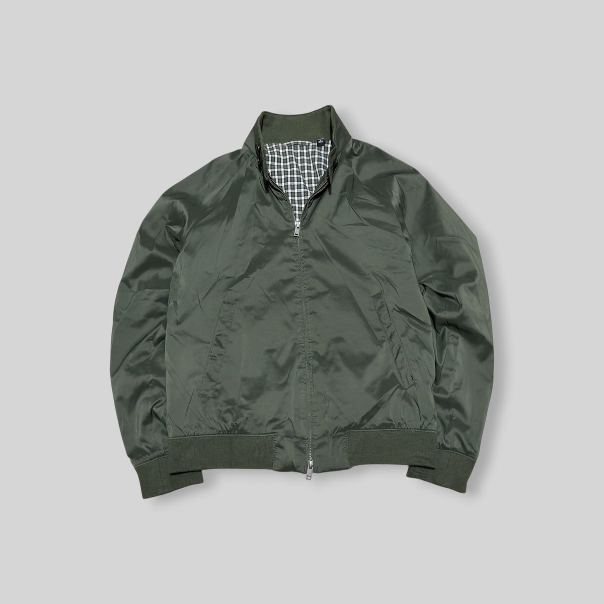 UNIQLO Men's Harrington Jacket (Swing Top Blouson) in Olive