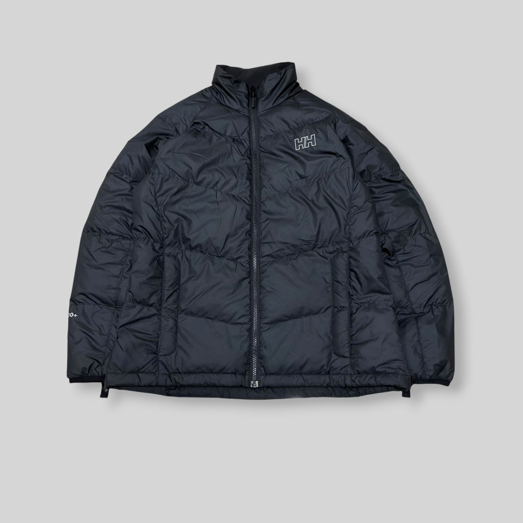 Helly Hansen Norway Women's 600+ Fill Power Goose Down Stand Collar Puffer Jacket (Lightweight Water Repellent/Windproof Winter/Snow Padded Jacket) in Black