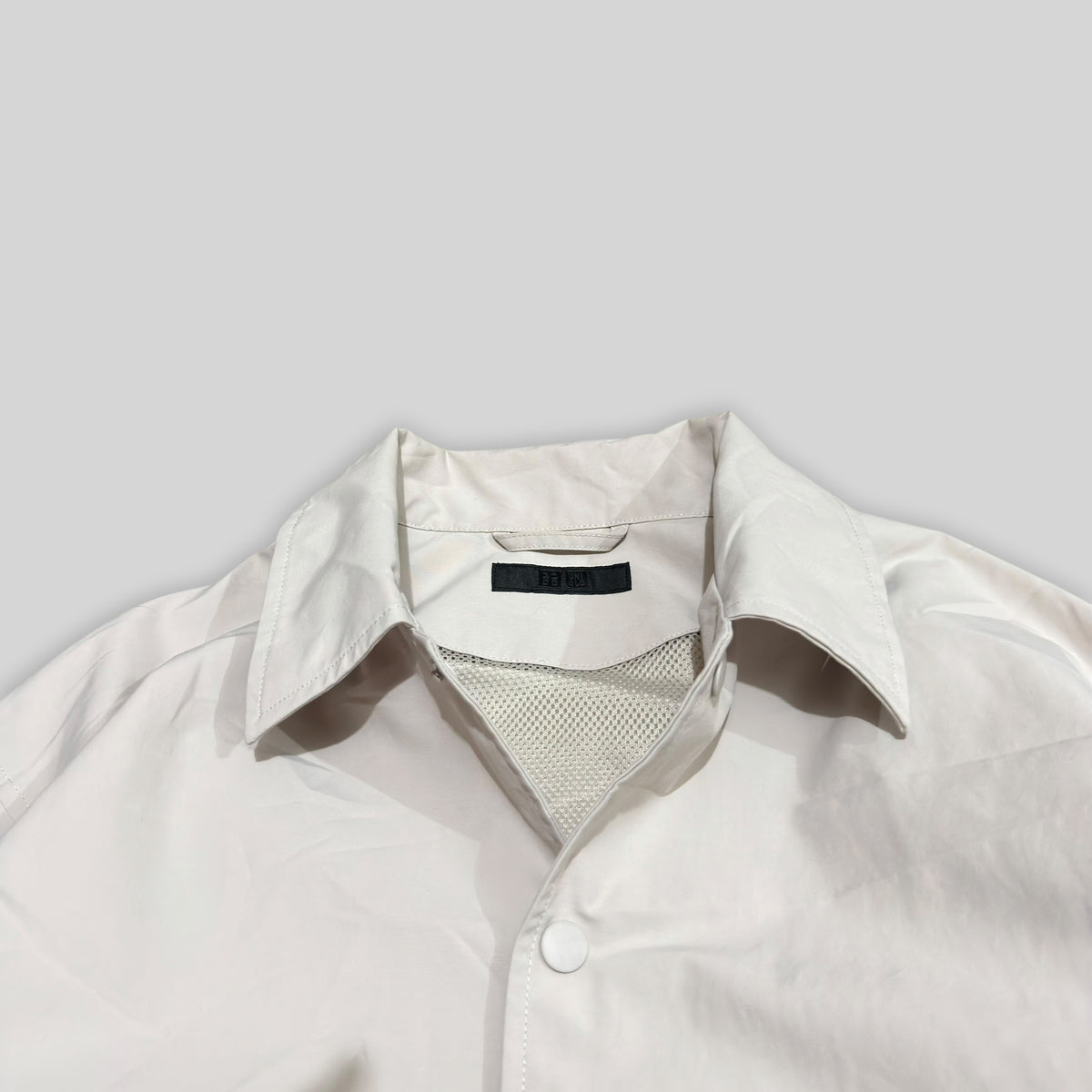 UNIQLO Men's Coach Jacket in Natural