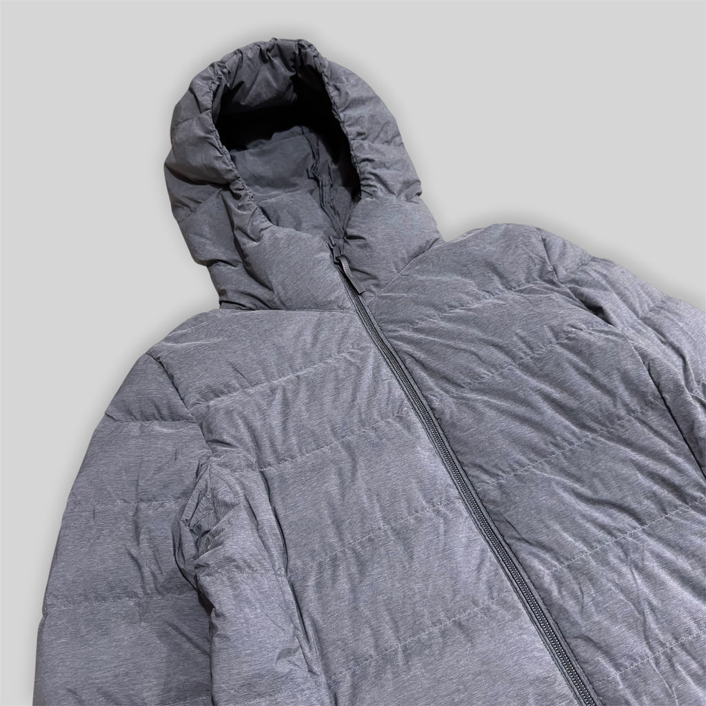 UNIQLO Women's Ultra Light Down Long Puffer Coat (Lightweight Nylon Water Repellent/Windproof Winter/Snow Padded Jacket) in Dark Gray