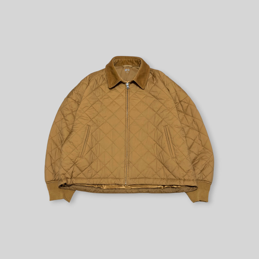 UNIQLO :C Women's Pufftech Padded Utility Zip Up Short Jacket (Lightweight Water Repellent/Windproof Winter/Snow Puffer Jacket) in Beige
