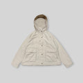 UNIQLO Women's Cotton Blend Parka (Lightweight Water Repellent/Windproof Utility/Outdoor Hooded Jacket) in Beige