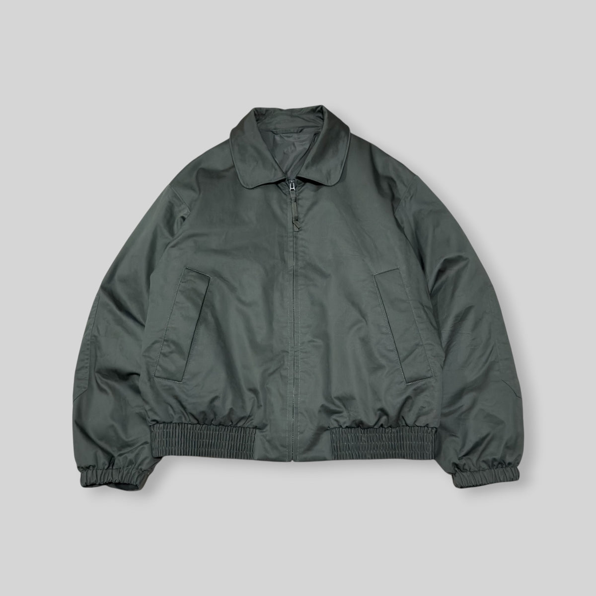 UNIQLO U Men's Pufftech Zip Up Padded Short Blouson in Olive