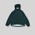 MUJI Japan Men's Lightweight Water Repellent Outdoor Hooded Jacket (Blocktech Parka Alternative - Hiking/Utility Windbreaker Jacket) in Dark Green