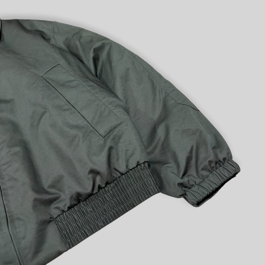 UNIQLO U Men's Pufftech Zip Up Padded Short Blouson in Olive